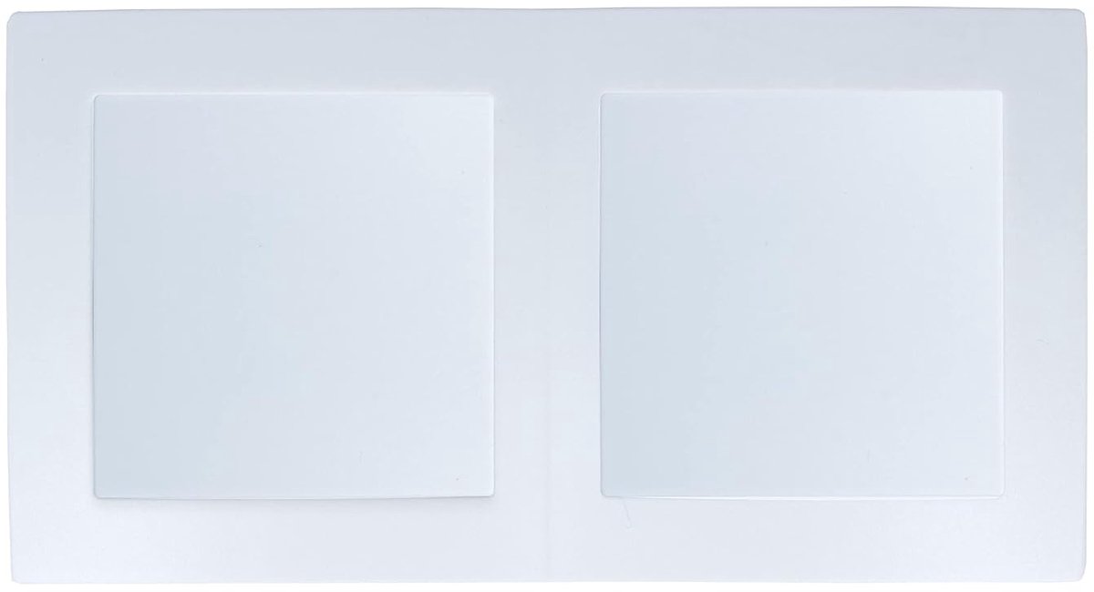 Wandcontactdoos met frame - Complete set - Flush-mounted box - Tijdloos design voor woonkamer - ShopVlot