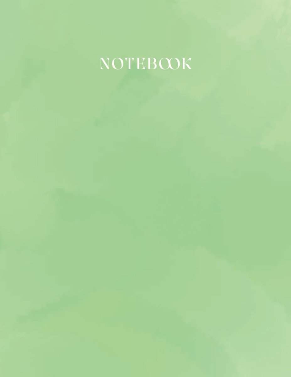 Notitieboek A5 - groene kalkverf - zachte kaft - 160 witte stippenpagina's voor bullet journaling - ShopVlot