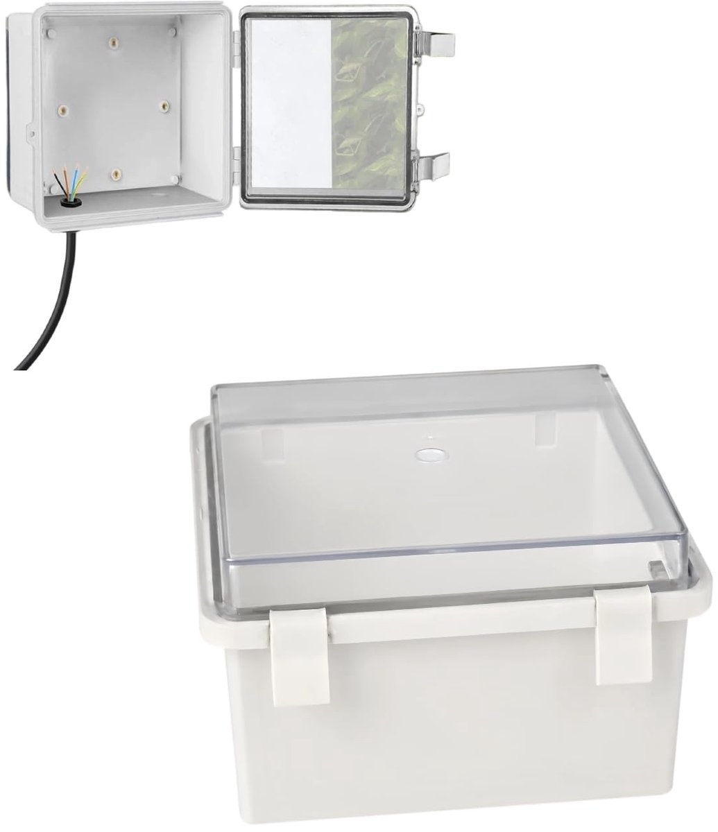 Aftakdoos, opbouw, waterdicht, IP65, ABS-kunststof, elektronische behuizing, universele projectbehuizing, waterdichte - ShopVlot