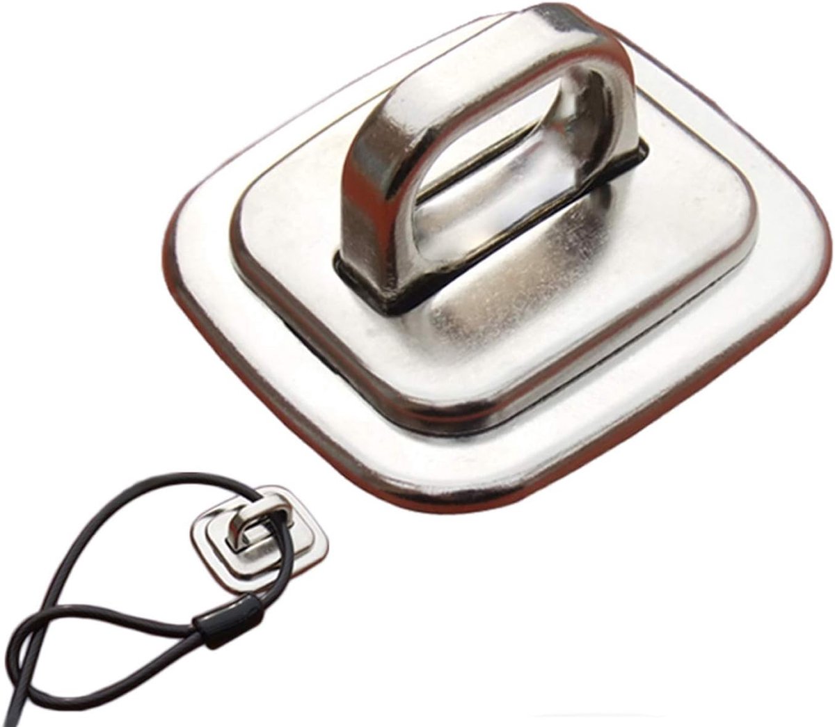 Veiligheidsankerplaat voor kabelsloten met sleutel of combinatie, deskankeraccessoires voor optimale beveiliging van apparatuur en meubels.
