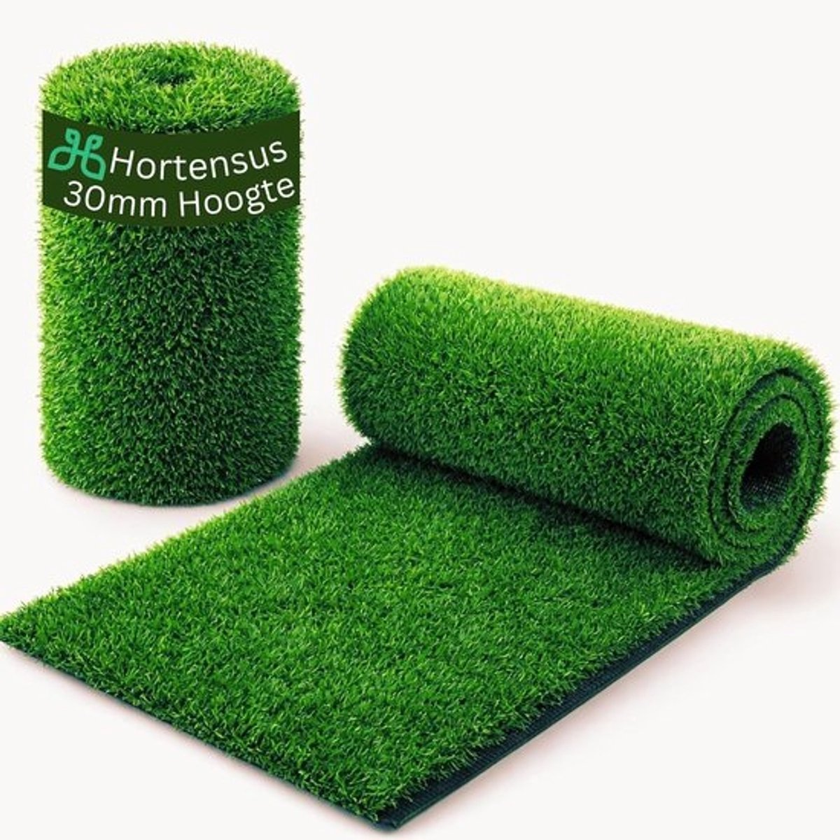 Kunstgrasmat - Balkontapijt - Buitendecoratie - Realistisch en uv-bestendig - 1 bij 3 meter - Groen