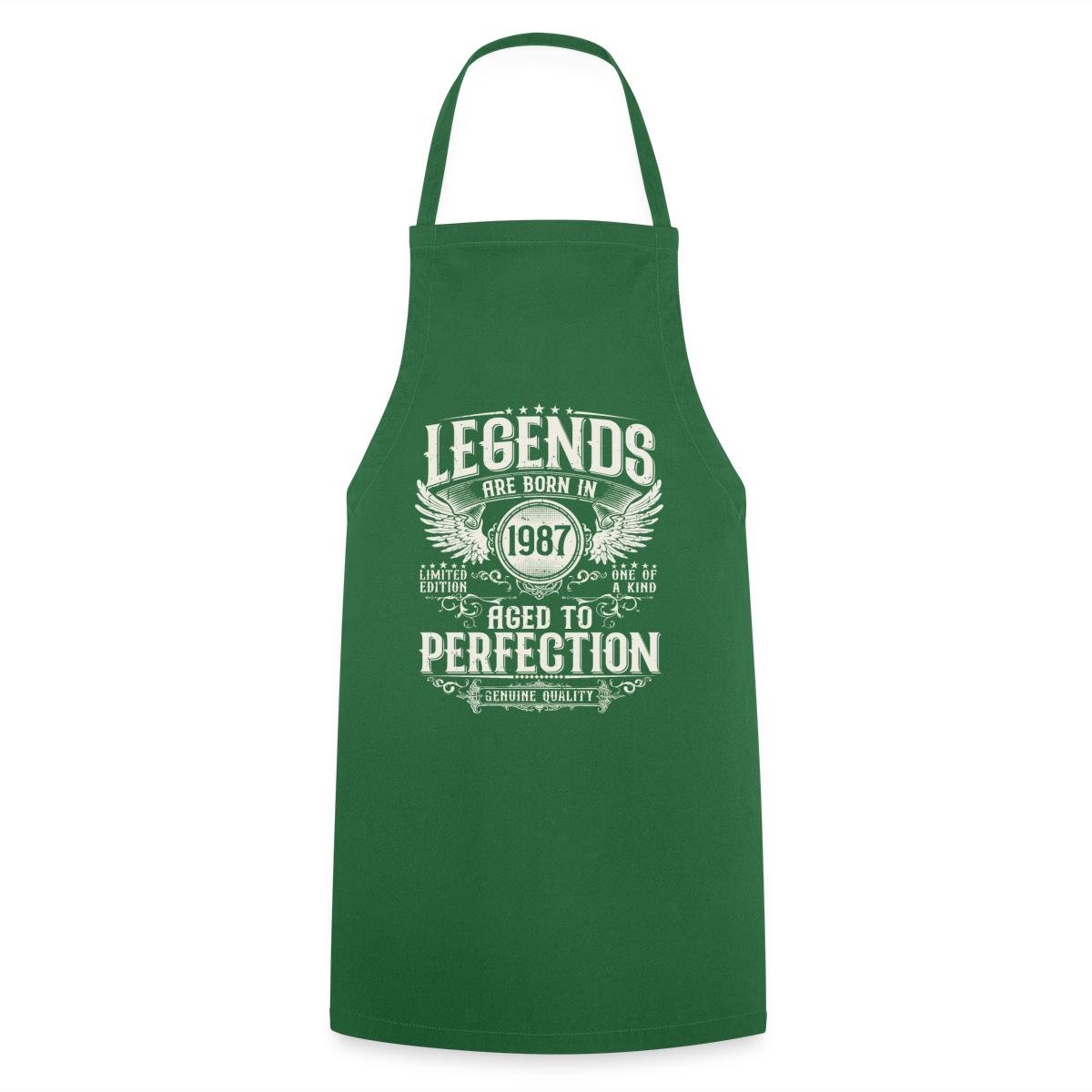Legends Are Born In 1987 | Verjaardag Cadeau 40 Jaar Keukenschort