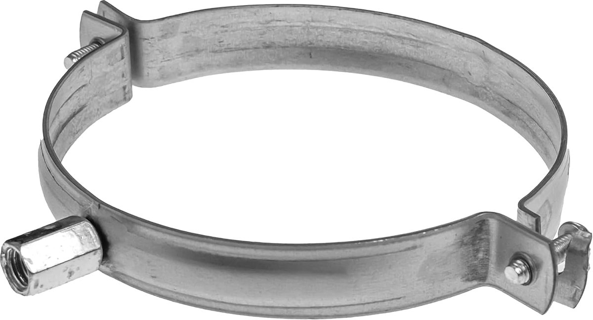 Pijpklem 100mm - Gegalvaniseerd Staal - Stevige Bevestiging - Geschikt voor PVC en Metalen Buizen - ShopVlot