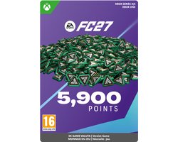 EA Sports FC 27: 5.900 FC Points - Xbox Series X|S/Xbox One - Currency - Niet beschikbaar in België
