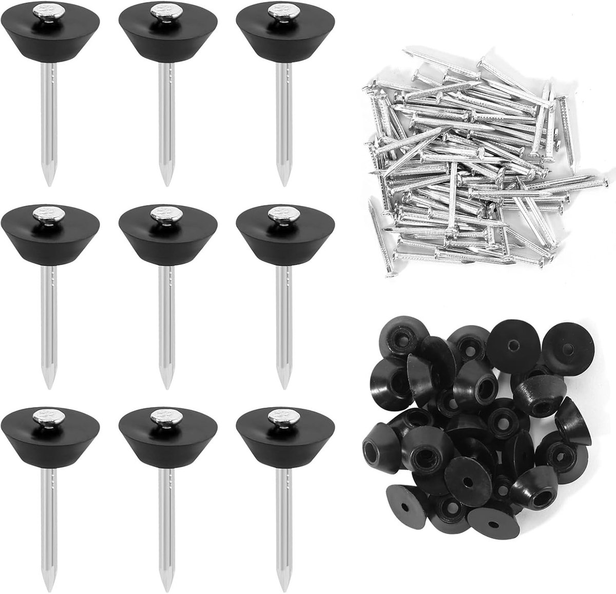 Robuuste Sealing Nails voor Constructie, 150 Stuks, 3 x 30 mm, Perfect voor Drainage, Verhoogde Bloembedden en Bloempotten