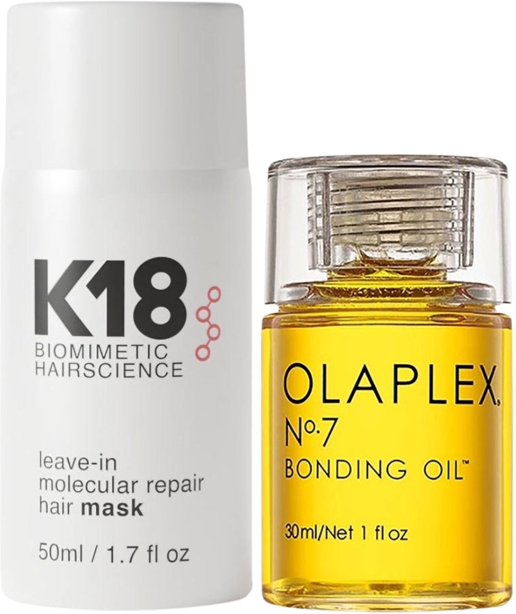 K18 - Leave-In Molecular Repair Hair Mask + Olaplex N.7 Bonding Oil - 50+30ml