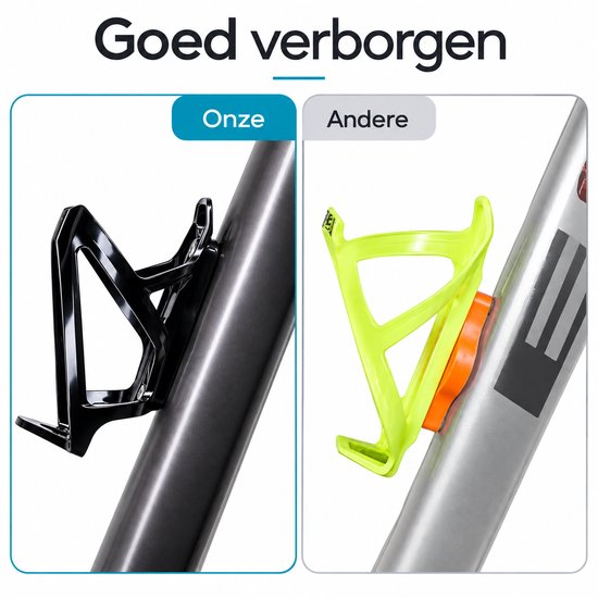 BlueTime - Bidonhouder - Inclusief Tag! - Gps Tracker Fiets - Gps Fiets - Volgsysteem Fiets - Bikefinder- Volgsysteem - Anti Diefstal - Fiets anti diefstal - Compatibel met Apple Find My van BlueTime — afbeelding 4