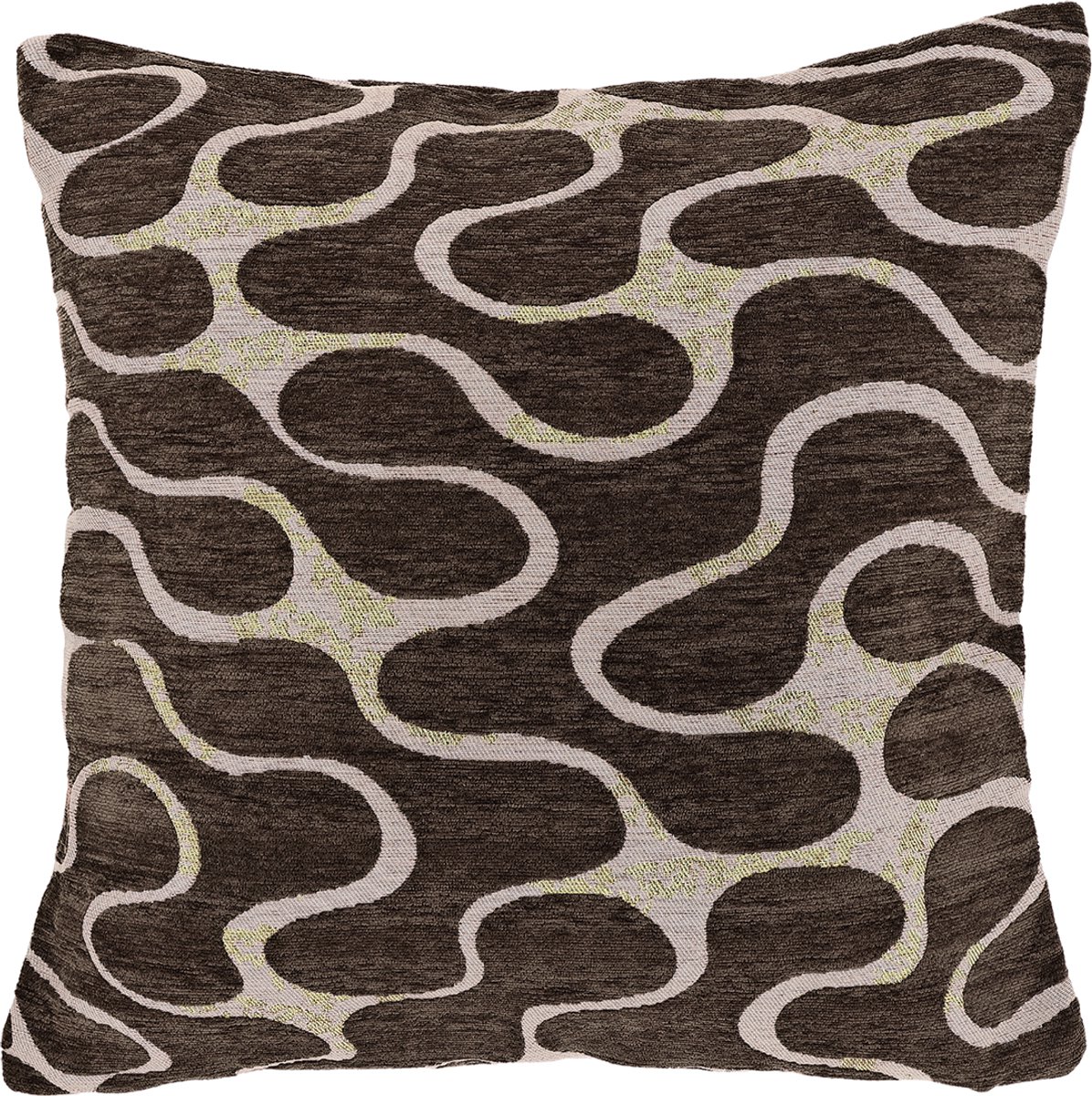 Unique Living Sierkussen Lux 45x45cm - Rocky Brown Bruin
