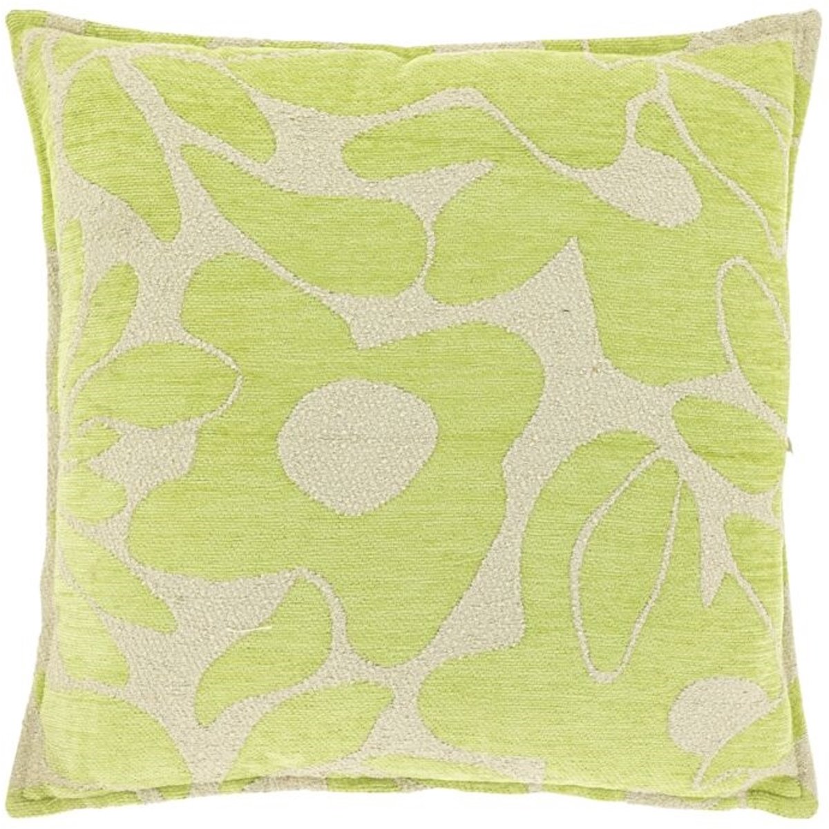 Unique Living Sierkussen Lies - Nile Green - 45x45cm Groen