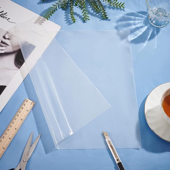 Ultra Dun Siliconen Rubberblad 37.8 x 31.5 cm, 0.5 mm Dikte, Waterdichte Mat voor Tafelbescherming en Warmte-isolatie — afbeelding 4