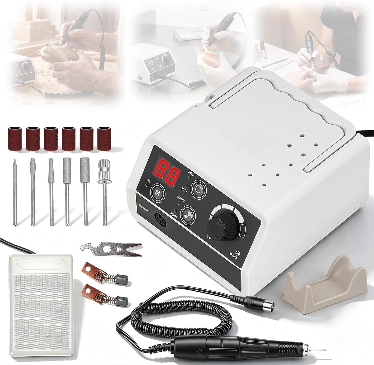 Micromotor Polisher, Electric Polisher, 0-45000 rpm - ShopVlot