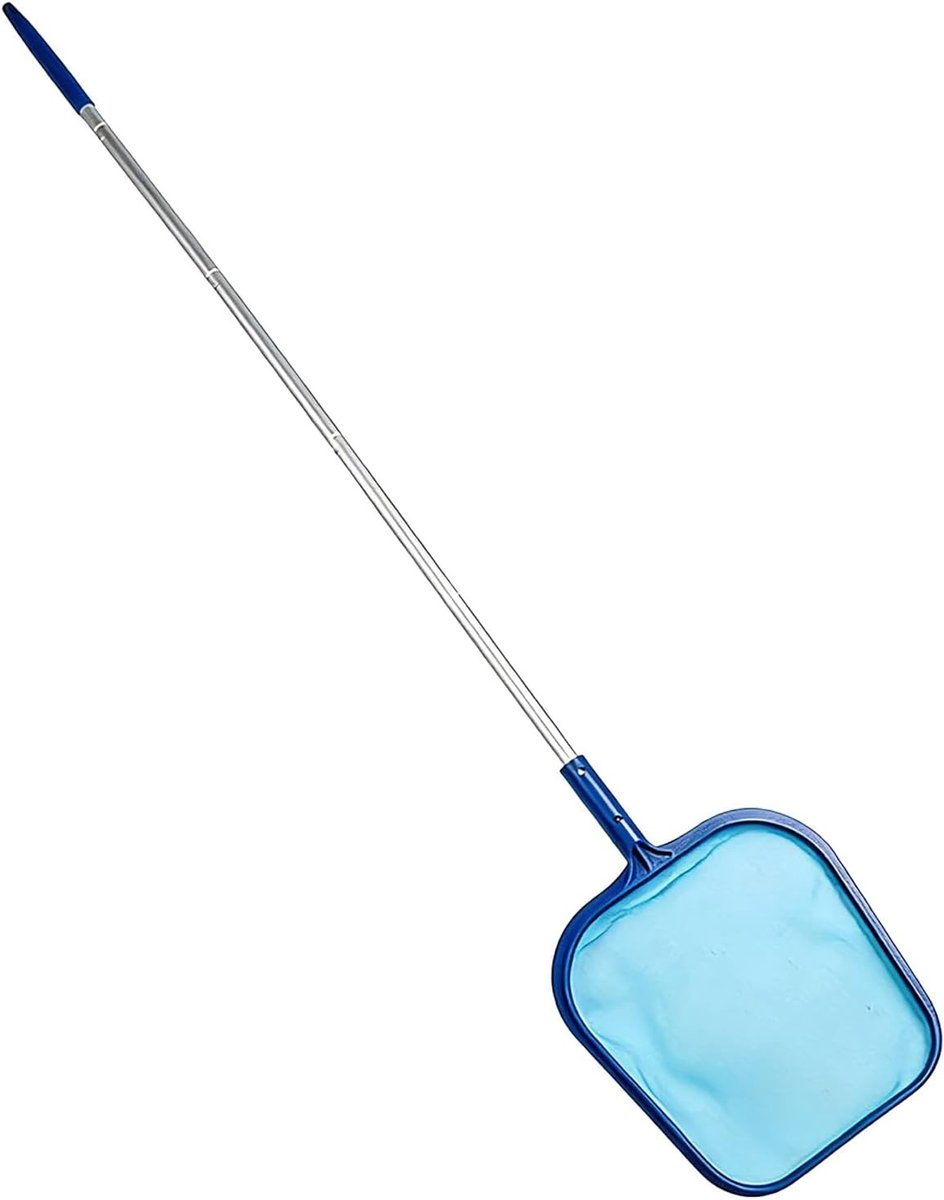 Telescopisch Landing Net voor Zwembaden - 120 cm Lange Net voor Algen, Bladeren en Insecten Verwijderen uit Zwembaden en Vijvers