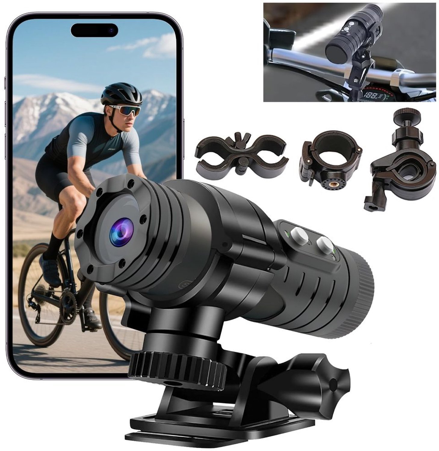 Waterdichte Action Camera met WiFi en Anti-Shake