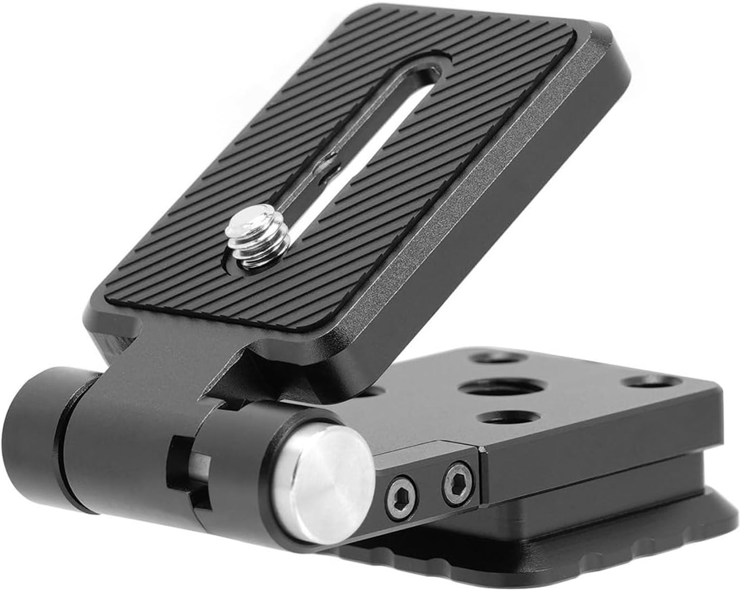 Opvouwbare L Beugel 73mm x 44mm - Arca Quick Release Plate - Voor verticale en horizontale opnamen - ServiceTopper