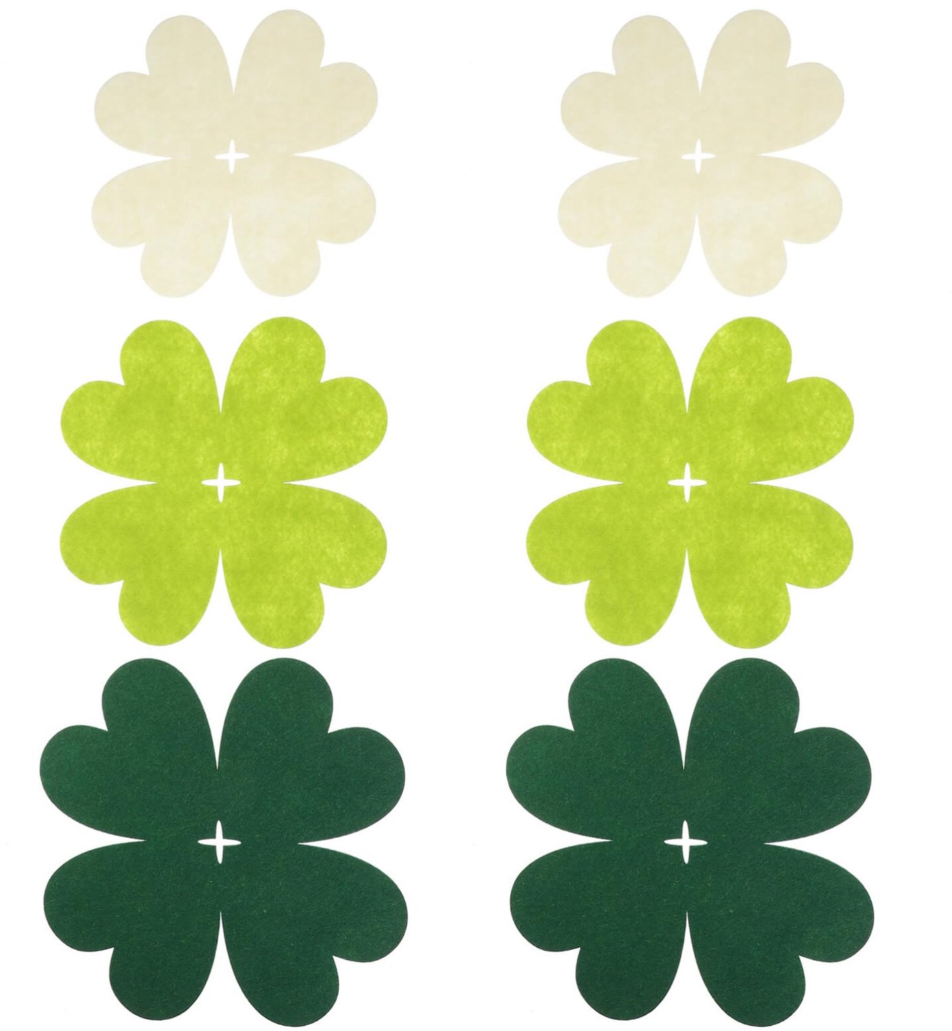 Pannenverdeler 6 Stuks - Pannenbeschermers - Antislip - Stapelbescherming - Hoogwaardig Polyestervilt - Bloemenvorm