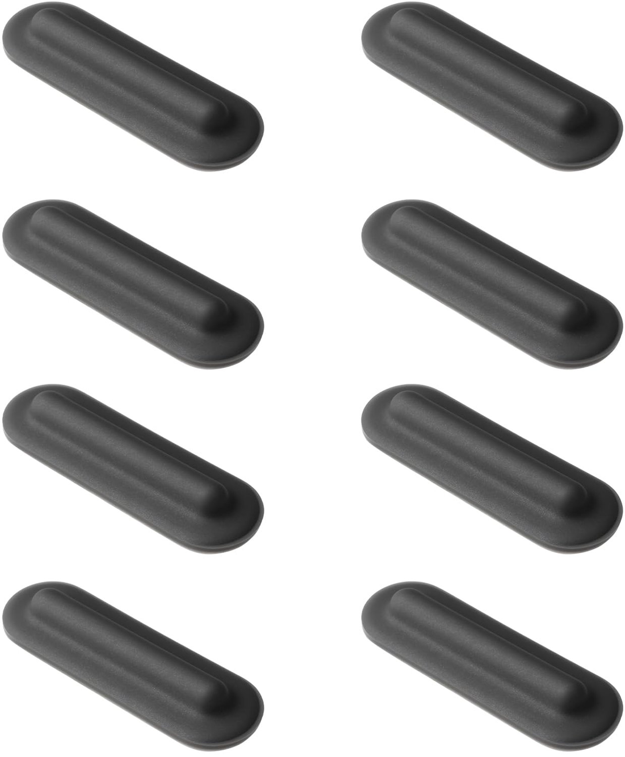 Set van 8 Antislip Rubberen Voetpads voor Laptops 25x8mm