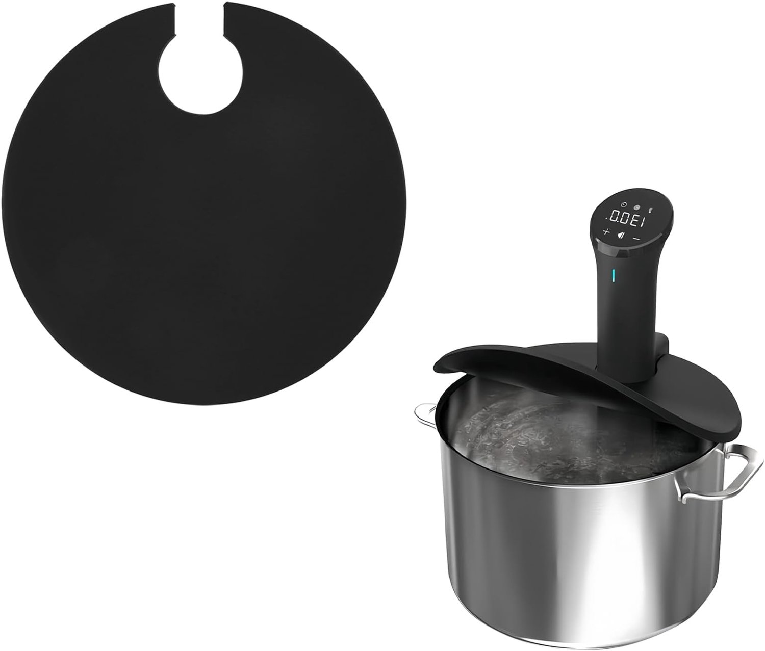 Vacuüm Siliconen Deksel voor Sous-Vide Potten tot 10,5 inch
