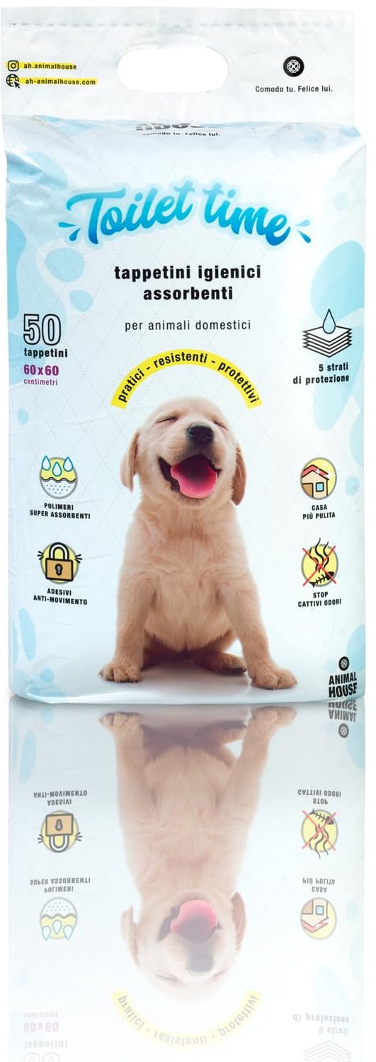 Absorberende Hygiënematten voor Huisdieren (60 x 60 cm, 50 Stuks)