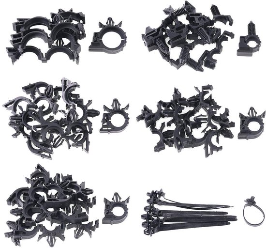 56 Stks Auto Draad Loom Routing Clips Assortiment 6 Verschillende Maten Universele Bedrading Harnas Routing Clip Vervangende Onderdelen voor Honda GM Mazda — cadeau in Cadeau-ideeën - foto 4