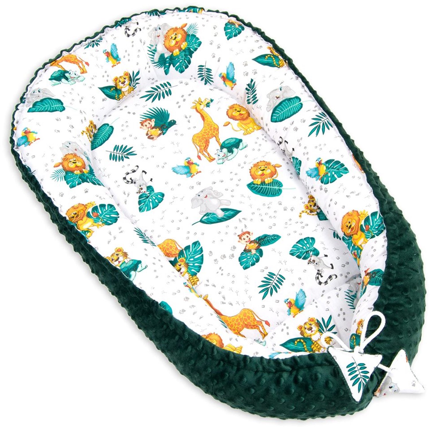 Baby Nest, 2-Zijdig Minky Cocoon voor Baby's