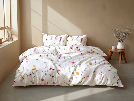 Zohome Dekbedovertrek Rosella - Multi - Bloemen - Dekbedovertrek 240x200/220 cm - 100% Microvezel - Lits-Jumeaux Dekbedovertrek van Merkloos — afbeelding 5