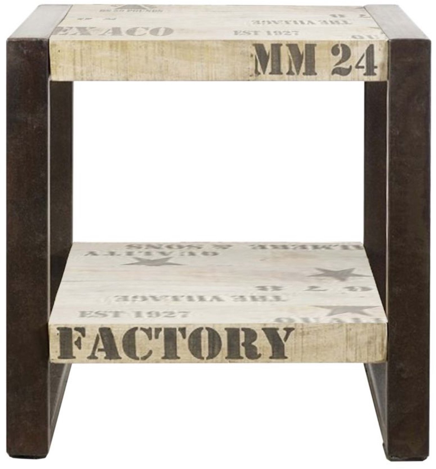 MASSIVMOEBEL24 .DE bijzettafel blank massief hout gemonteerd FACTORY #101