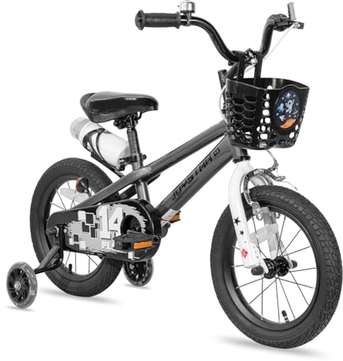 Kinderfiets 16 inch - Voor jongens en meisjes van 5-7 jaar met stabilisatoren