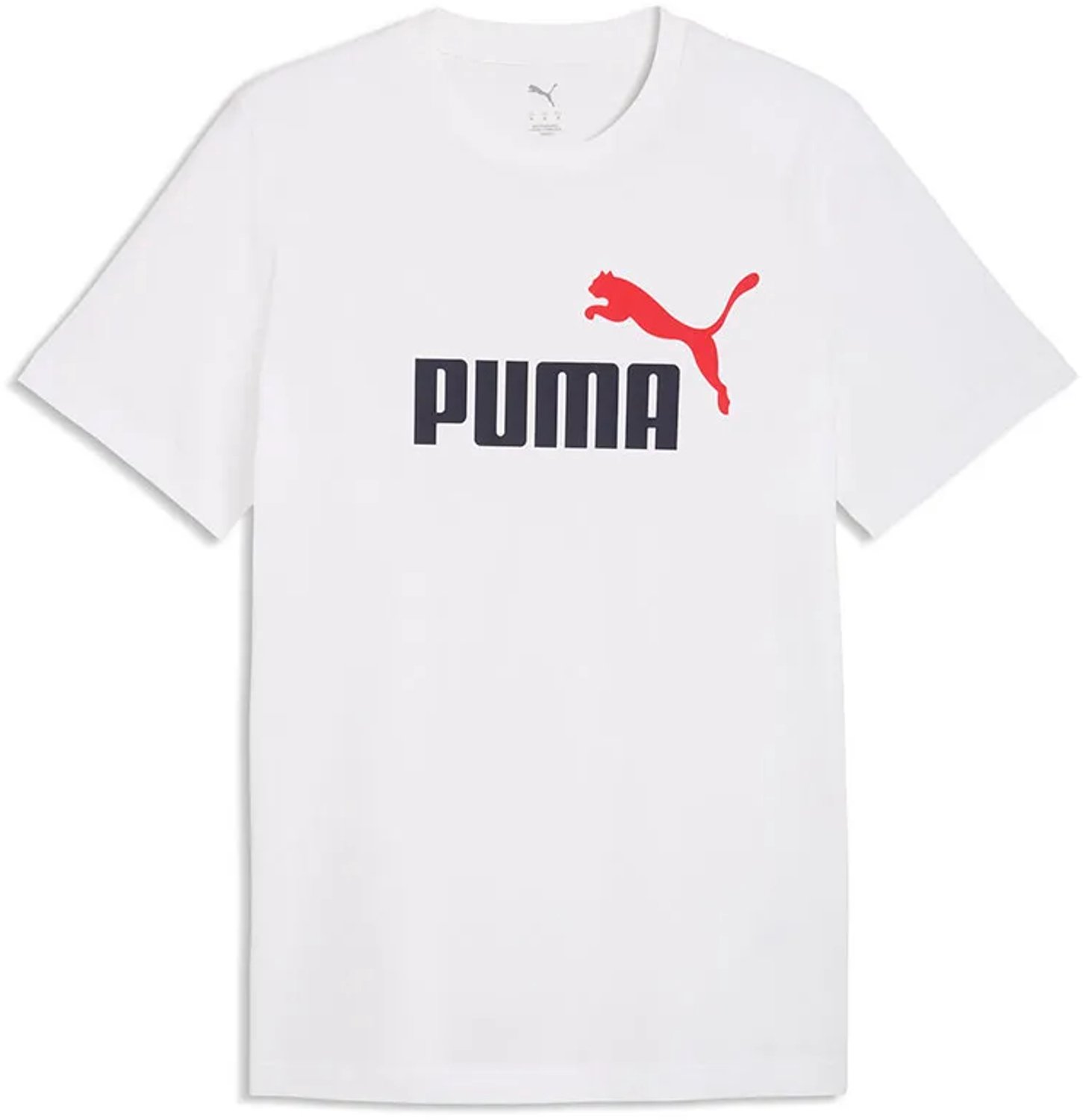 Puma Ess 2 Color No 1 T-shirt Met Korte Mouwen L Man Rood
