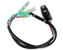 Vervangingsonderdelen voor kantelverstellingsschakelaars voor motorboten, geschikt voor Mercury Mariner buitenboordmotor afstandsbedieningskasten 87-18286A43, 87-18286A26, 87-16991A1 en 87-18286A2.