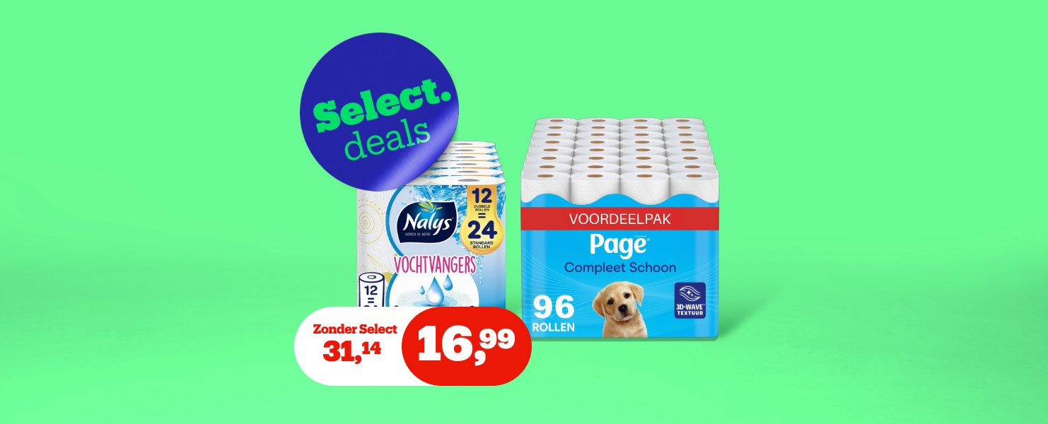 Tot 55% Select-korting