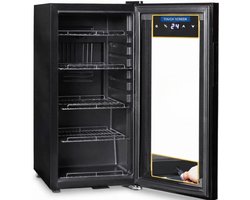 Vantivo® Minibar - Mini Koelkast Glazen Deur - Drankenkoelkast - Flessenkoelkast - Zwart