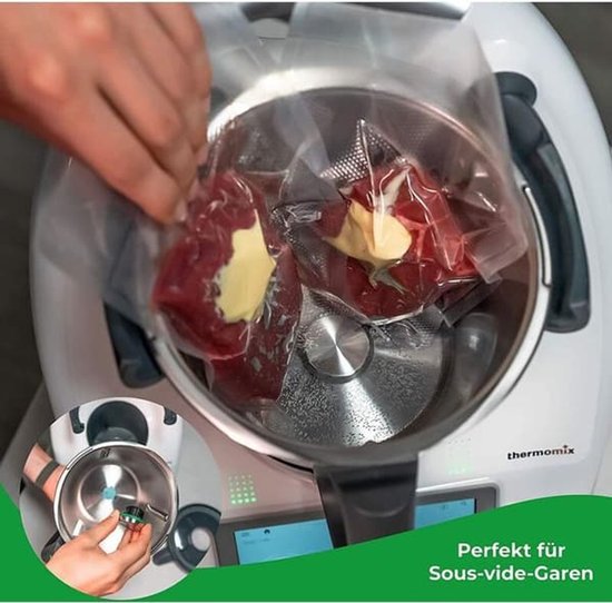 Keukenmachine Mes - RVS vervangingsmes compatibel voor TM5 TM6 Connect Trend Smart - scherp slijtvast eenvoudig te monteren lekvrij - voor mixen malen hakken soep smoothie noten - accessoire onderdeel - kwaliteit duurzaam - 3*5CM — afbeelding 2