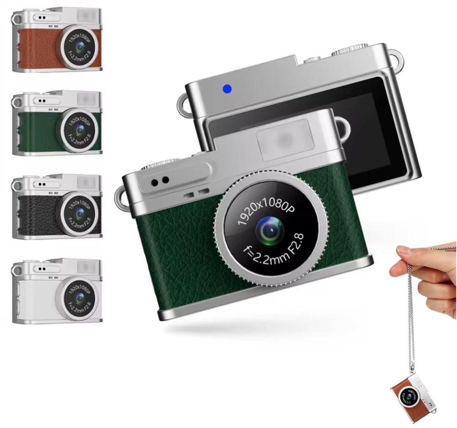 Mini Digitale Camera Sleutelhanger met 1080p Video- en Fotofunctie