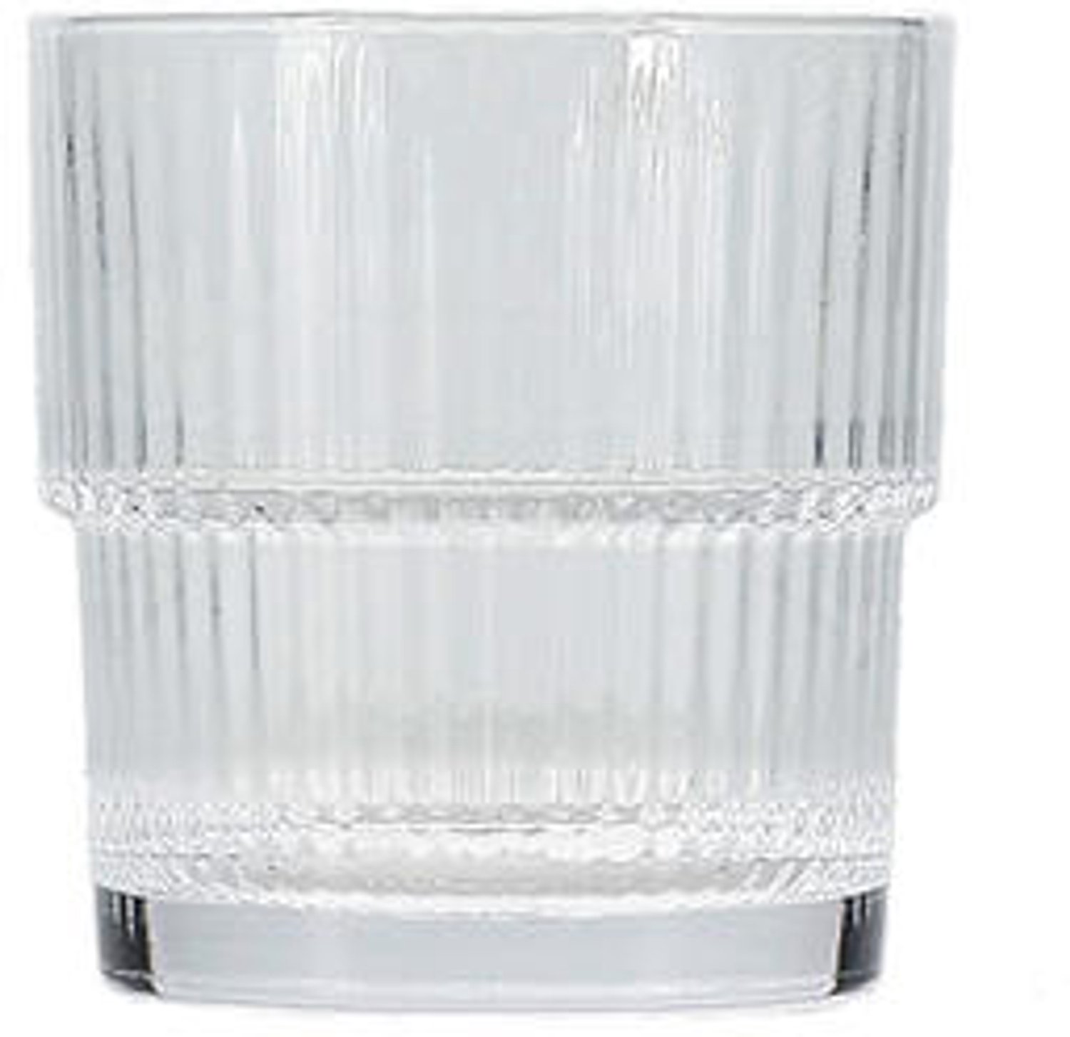 Fameilleur glas 33cl gestreept Vitro set van 6 - glazen drinkglas, voor water, frisdrank, wijn en cocktails, vaatwasserbestendig, voedselveilig, servies voor thuis, restaurant en horeca, mooi als cadeau
