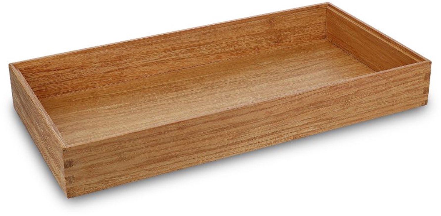 Fameilleur dienblad 48x24xH6,5cm bamboe Arbor - houten decoratief serveerblad, voor serveren, ontbijt en decoratie, voedselveilig, woondecoratie voor modern interieur, mooi als cadeau