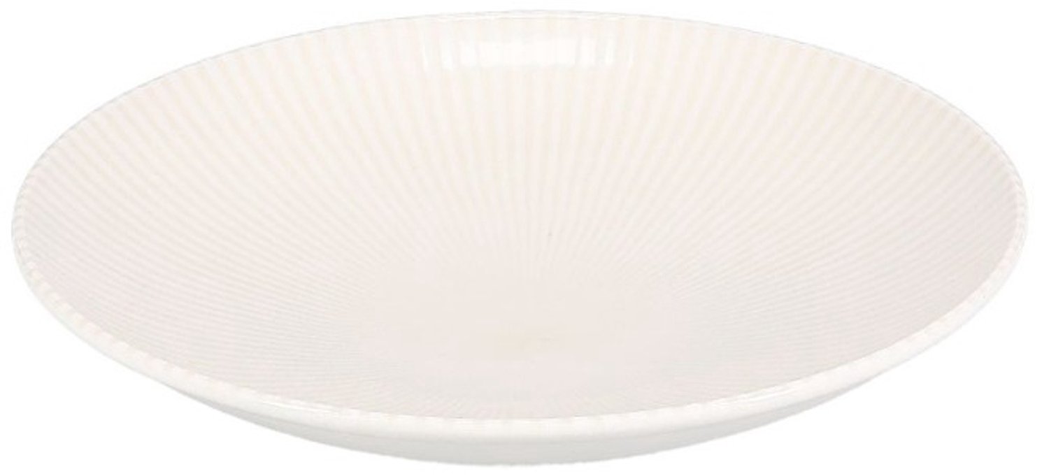 Fameilleur kom 25,5xH4,5cm wit Solis set van 3 - porseleinen serveerkom en schaaltje, voor ontbijt, muesli, soep, dessert, snacks en bijgerechten, vaatwasser- en magnetronbestendig, voedselveilig, servies voor thuis, restaurant en horeca