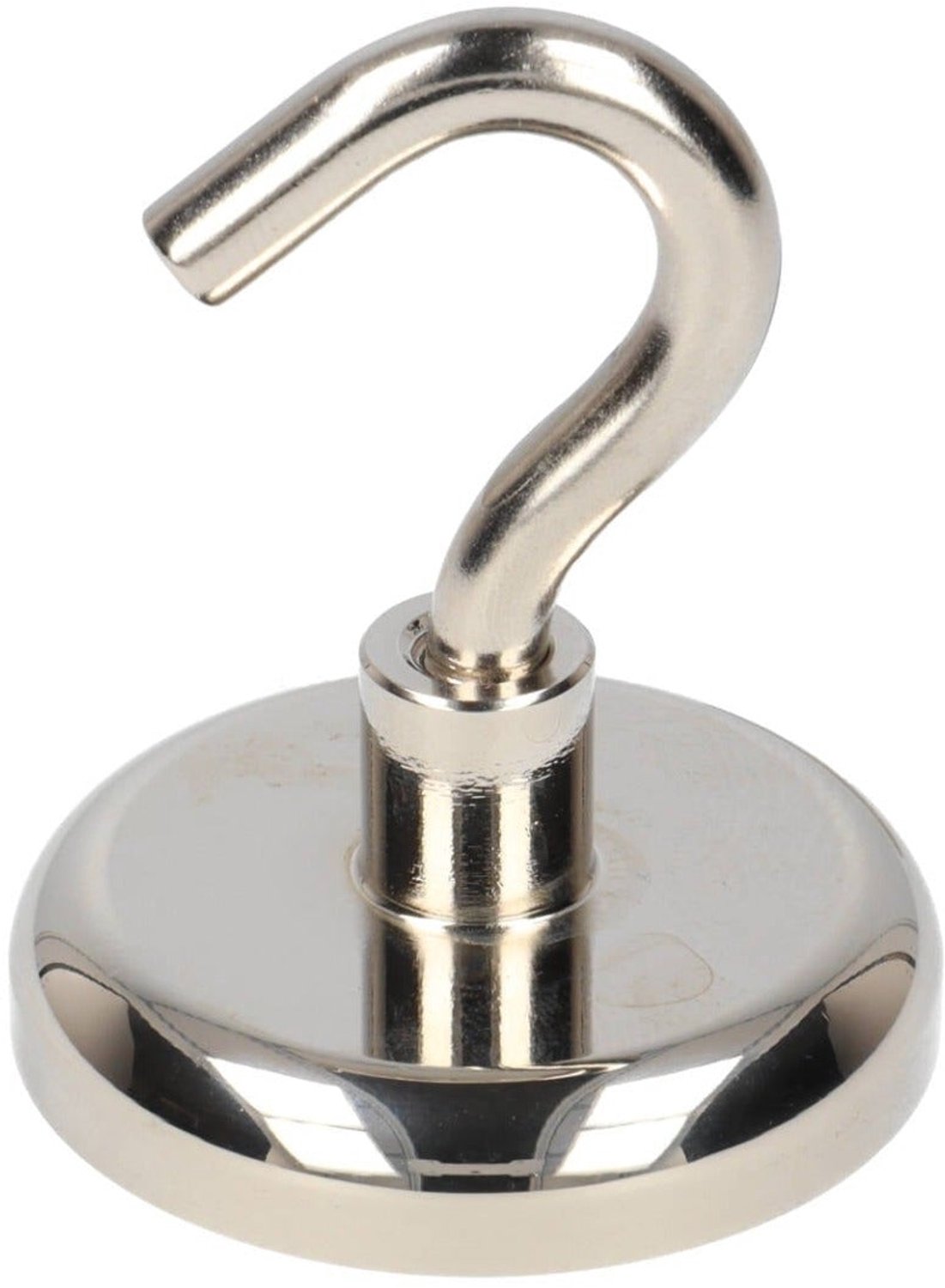 Neodymium Haakmagneet Ø40 x 8 mm N40 stalen pot NiCuNi – 2 stuks