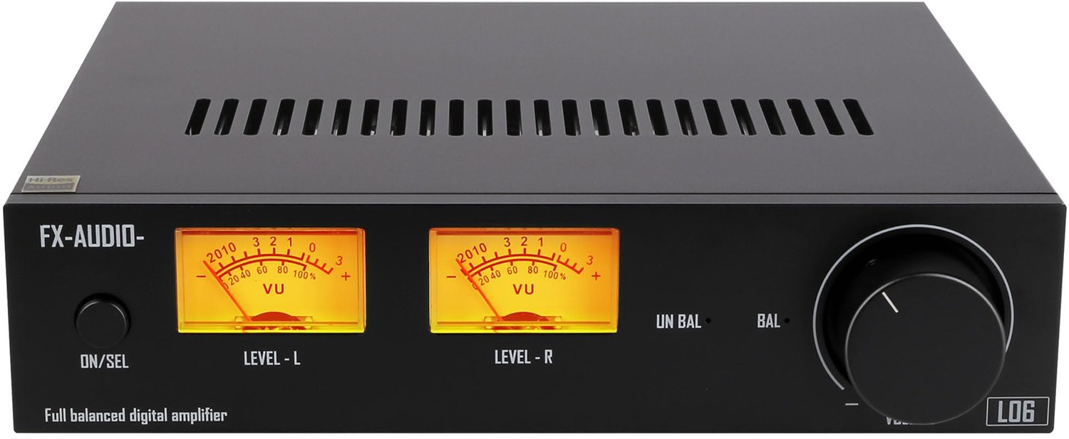 Dual TPA3255 Hi-Fi Versterker met VU Meter