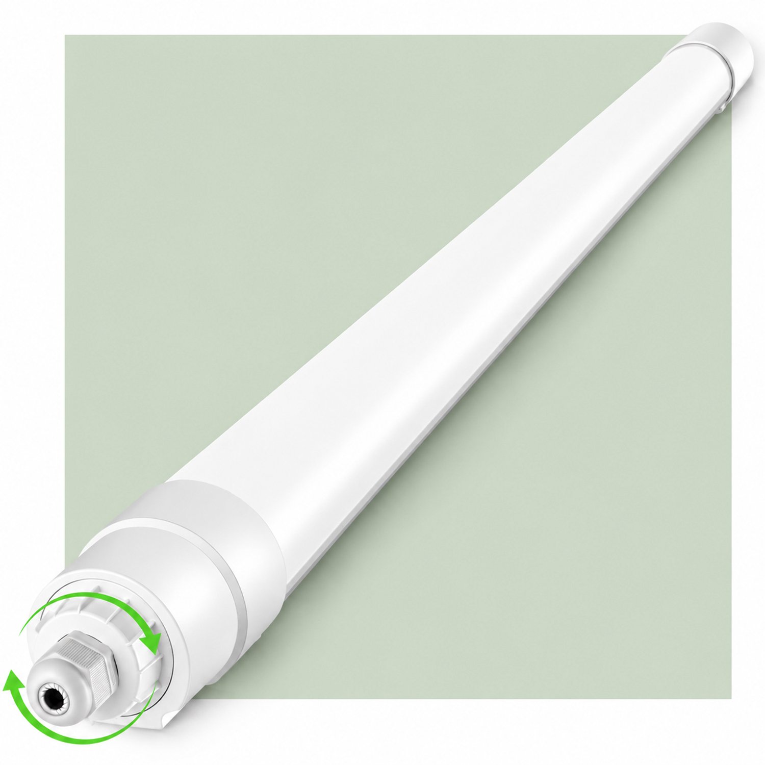 LOVHAUS LED Vochtbestendig Armatuur 60 cm - 20W - 2200 Lumen - IP68 - Koppelbaar Wit