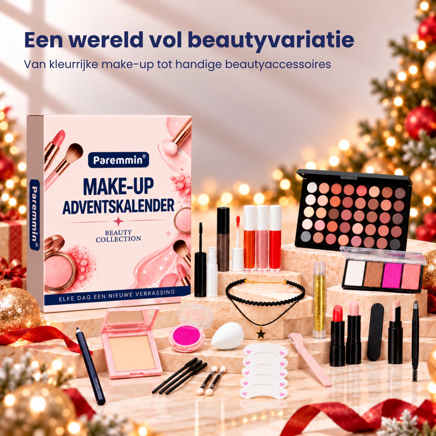 Make up Adventskalender 2026 - Beauty Set Dames - Makeup Adventkalender - Vrouwen - Tienermeisje – foto 2