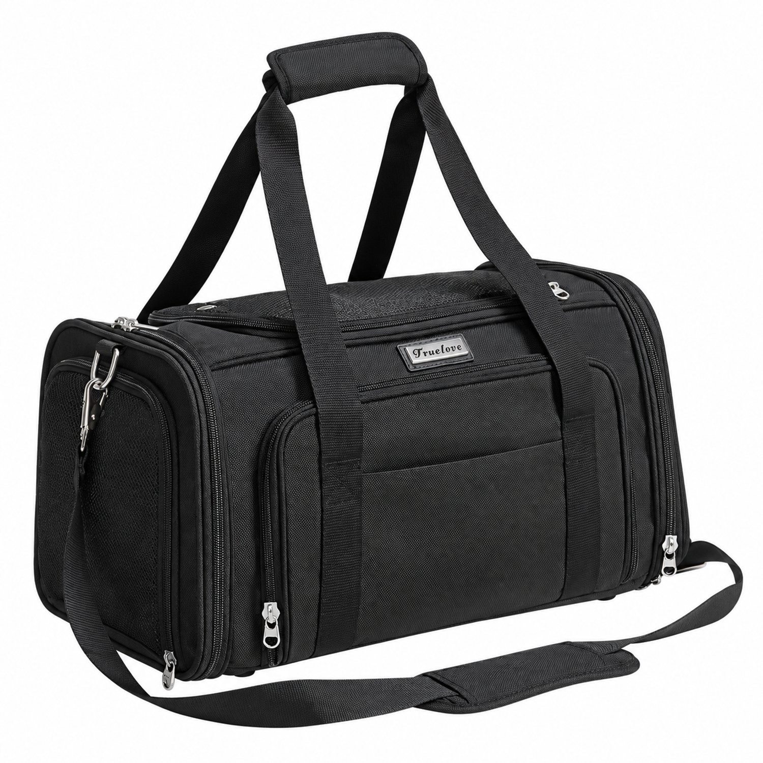 Tremeo Honden draagtas - Hondentas - Waterproof - Kattentas - Zwart - Tot 5.4kg - Hondenrugzak - Katten - Rugzak - 44x28x25 cm