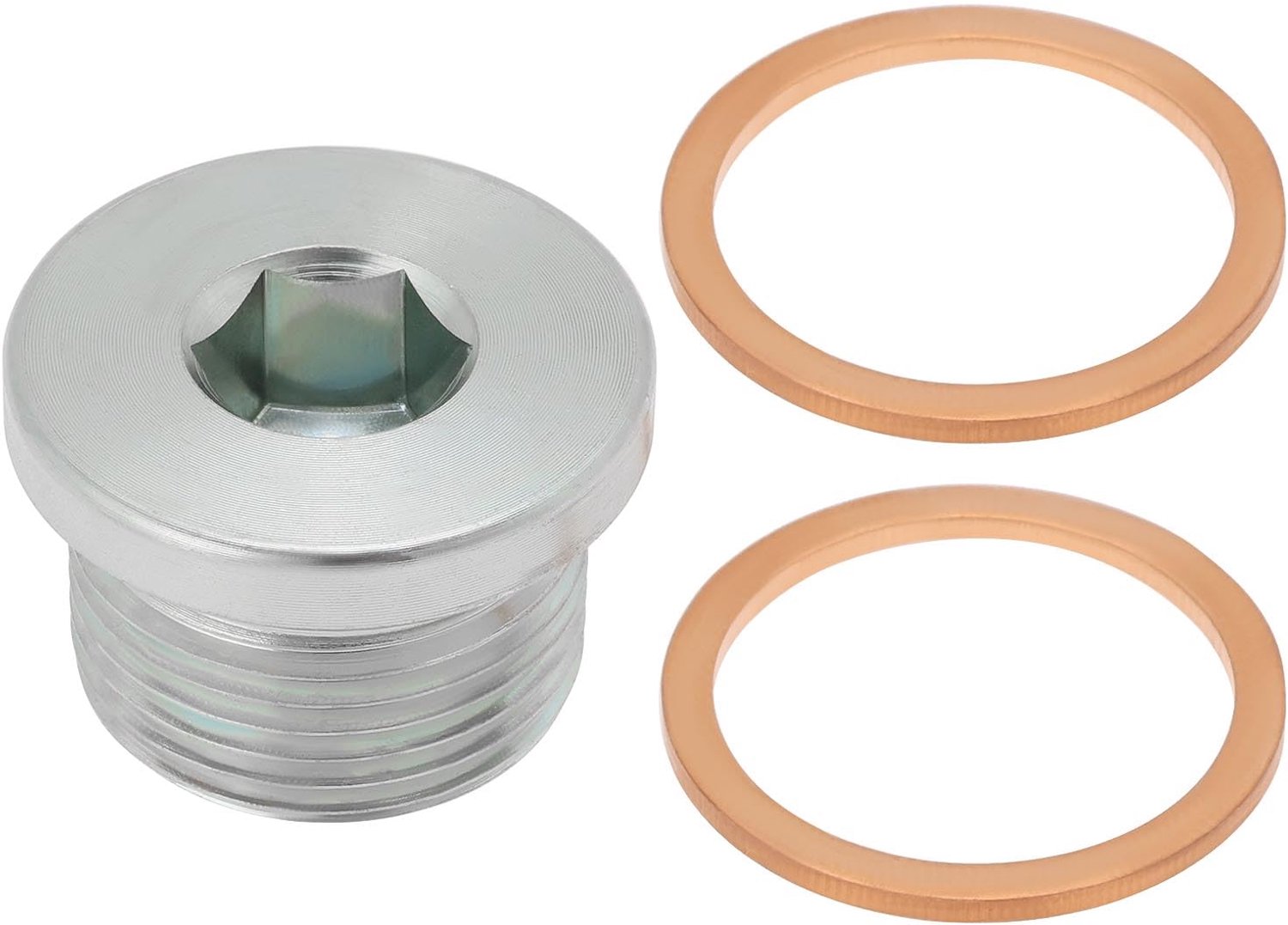 Olieaftapplug - 2 stuks - M22 x 1,5 mm - Afdichtring - Compatibel met Fiat Ducato/Peugeot Boxer - Goede dichtheid - Onderdeelnummer 220133S - Afvoerplug