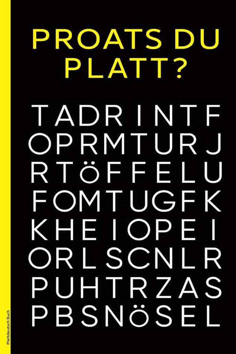 Notitieblok met platduitse spreuk