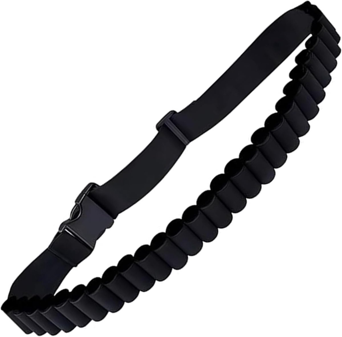 27-Holes Wine Holder Belt – Verstelbare Zwarte Drankhouder voor 27 Mini Flessen – Lichtgewicht en Duurzaam voor Feesten, Evenementen en Buitenactiviteiten