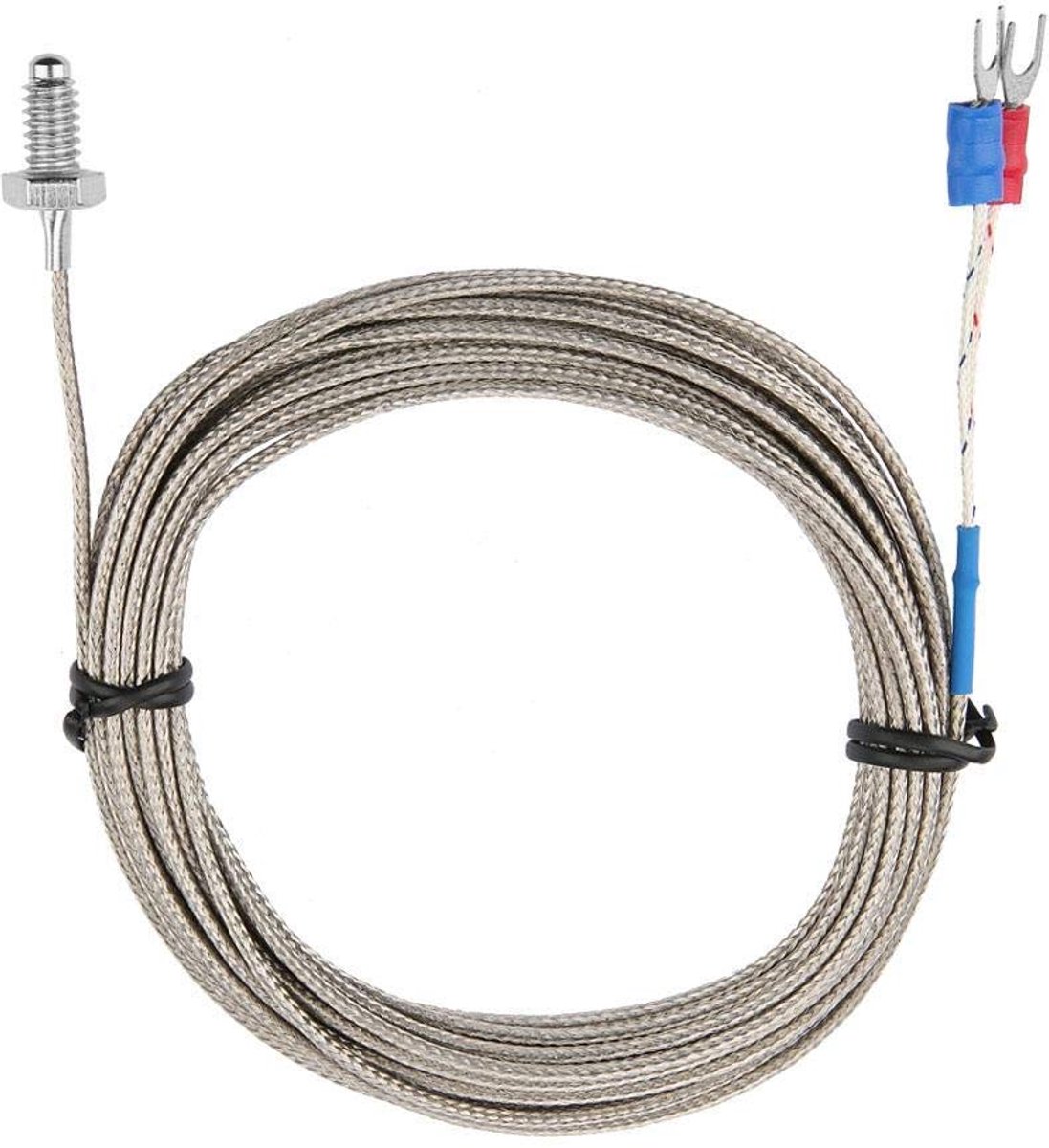 Di termocoppia tipo K M6 Sonda di misurazione Temperatura filettatura BSW (5M)