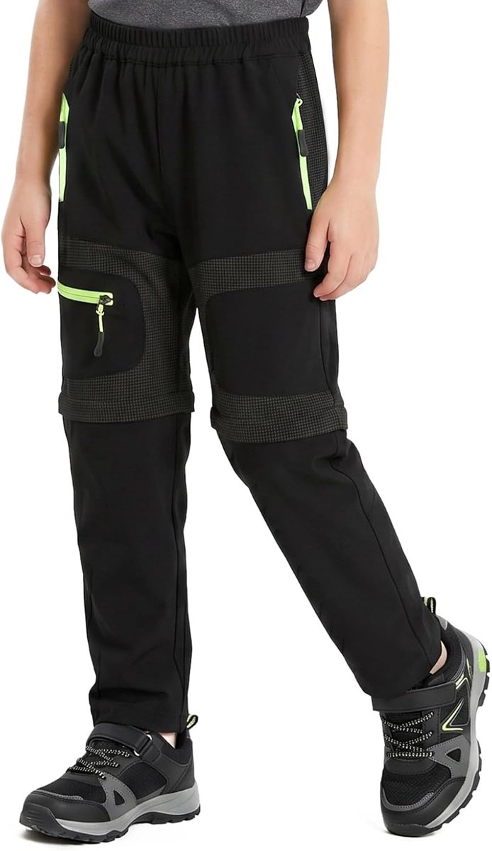 Kinderwandelbroek voor jongens en meisjes, 2-in-1 ritssluiting, outdoor, trekkingbroek, zomer, sneldrogende broek