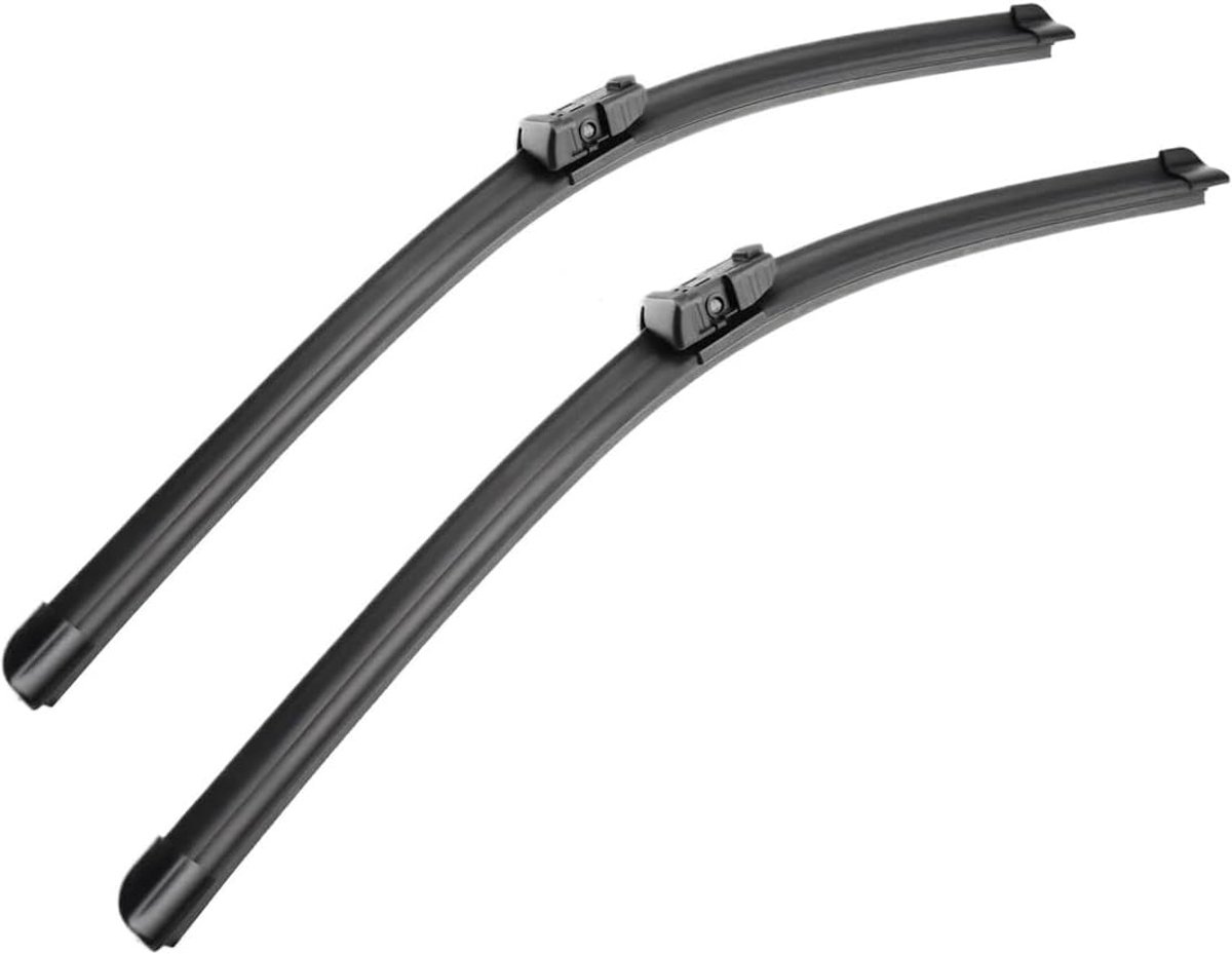 Set van 2 ruitenwissers voor Fiat Tipo 356 (2015-2020), voorkant 26 inch + 16 inch, speciale pinch-tab, stil