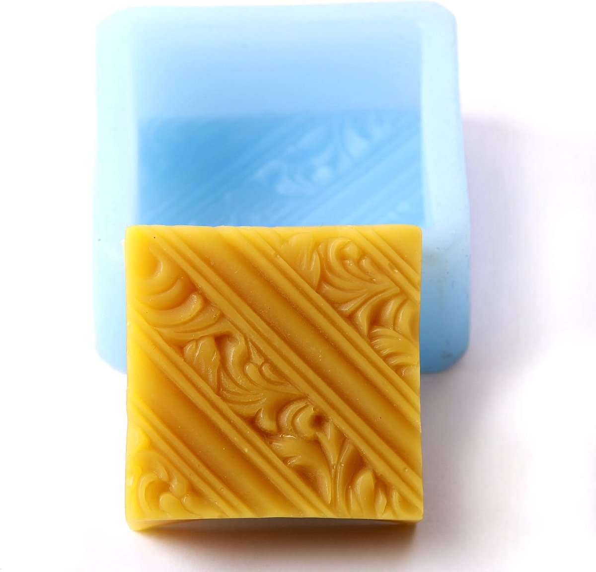 Lijnen en rococo Swirls Square Mould (Pack van 5)