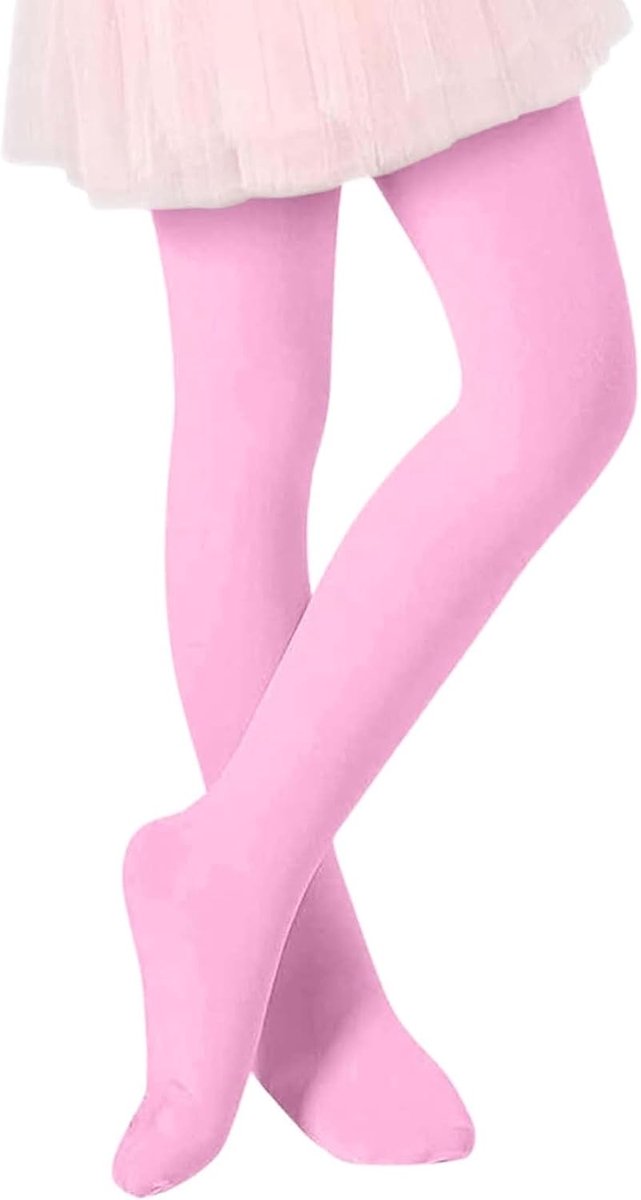 Panty voor dans, ballet, meisjes, kinderen, ondoorzichtig, rekbaar, zacht, comfortabel, klassiek, gymnastiek, ademend, elastisch, microvezel, effen, schaatsen, licht, A21