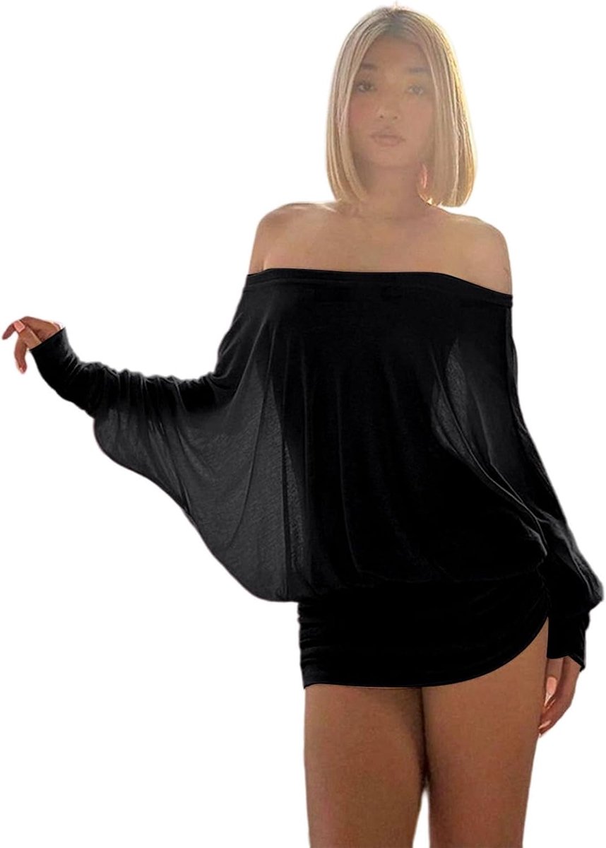 Bodycon jurk met ruches voor dames, Pure Desire stijl
